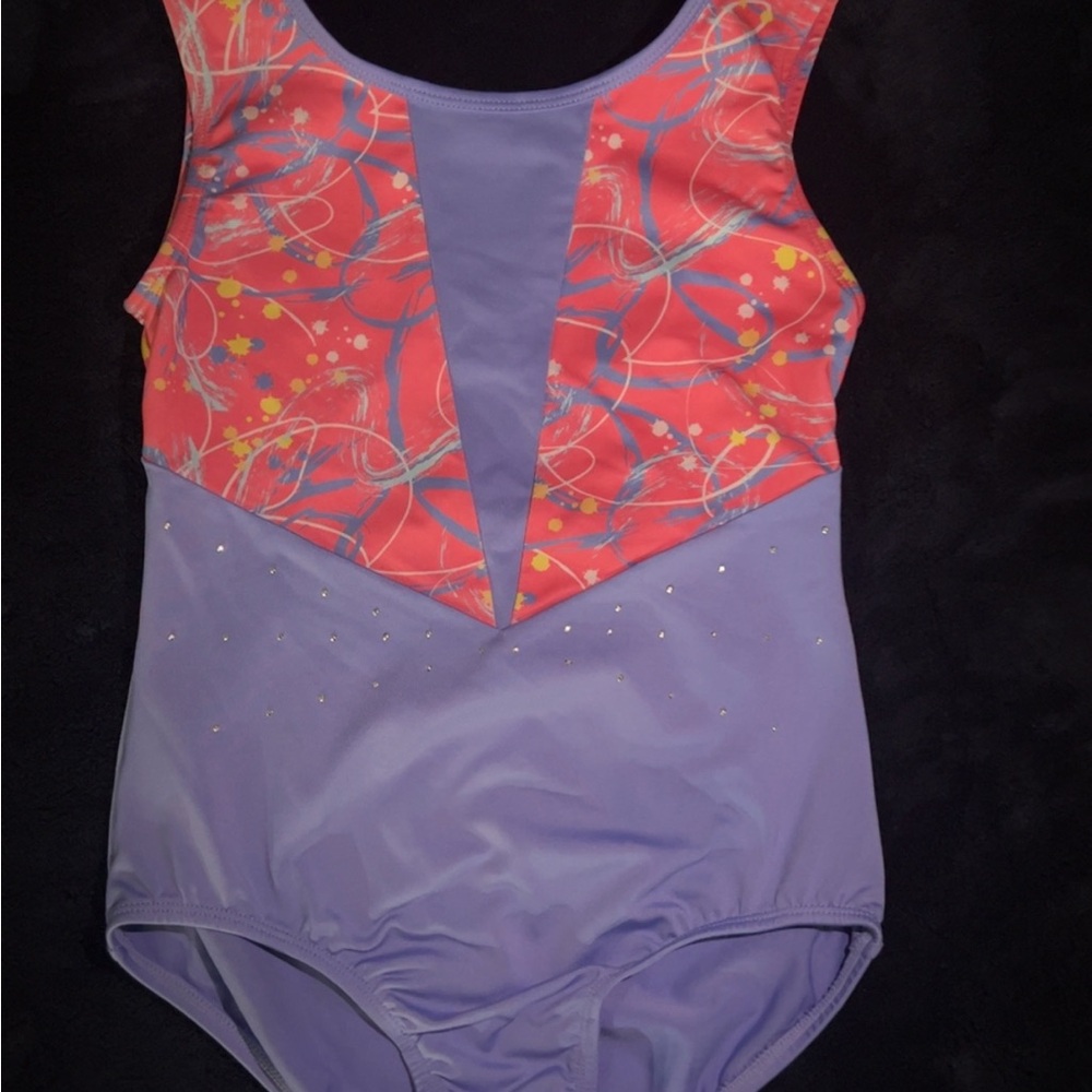 Cat & Jack Pink and Purple Gymnastics Leotard